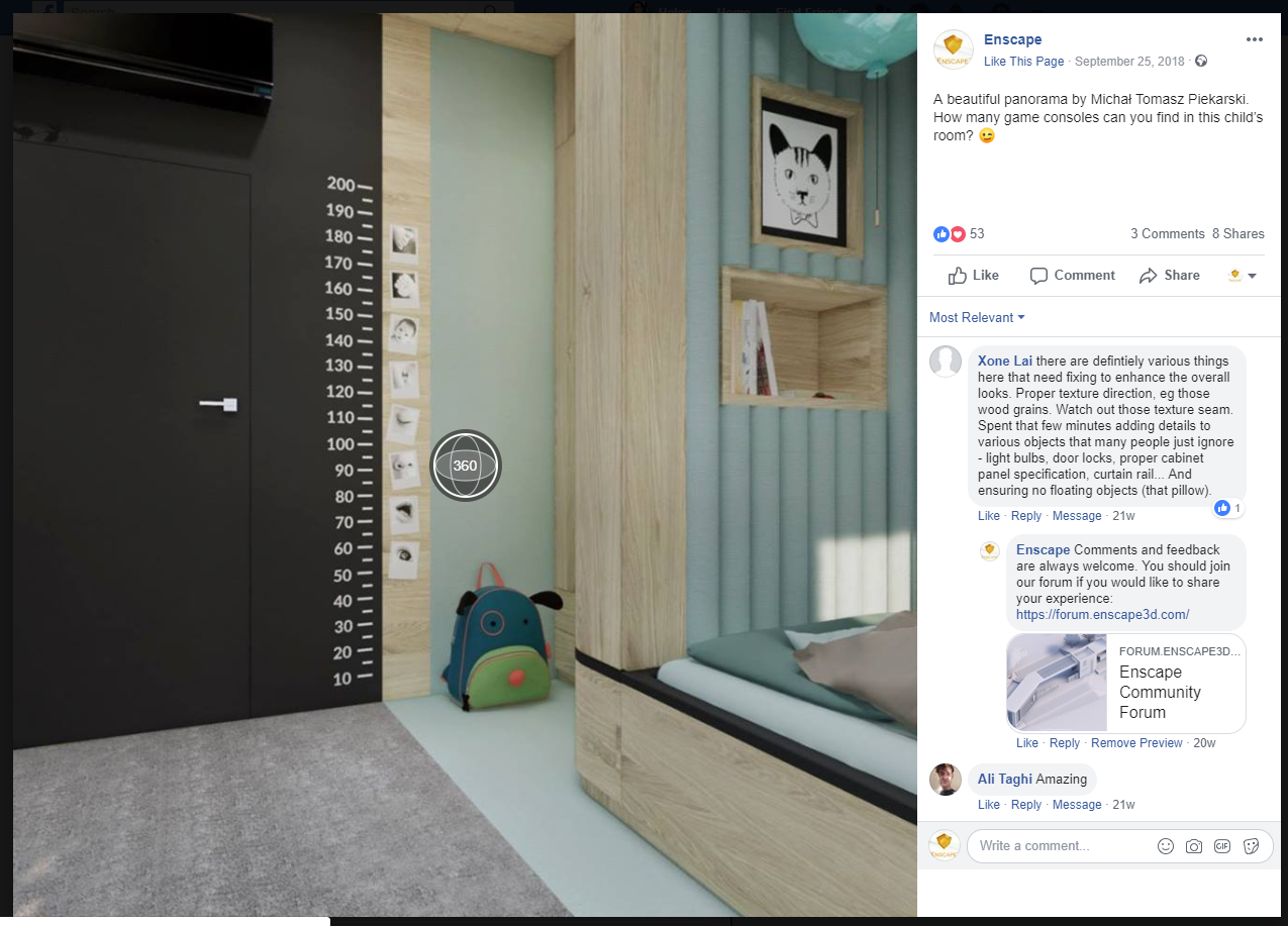 在几秒钟内将交互式全景图发布到Facebook