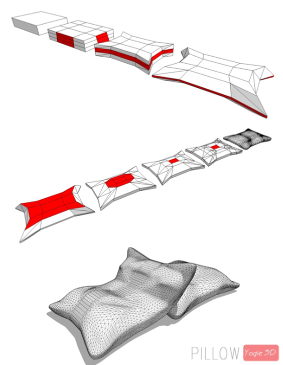 枕头  作者：Yogie3D