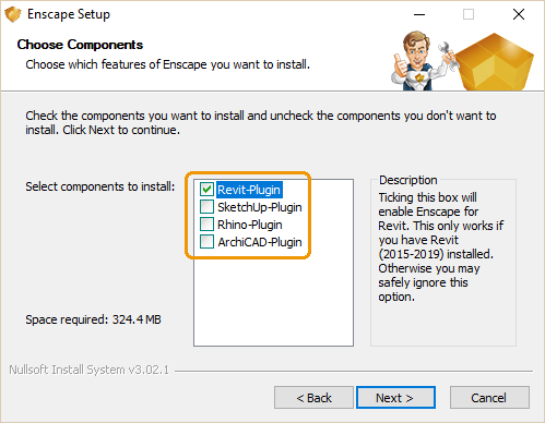 安装Enscape for Revit