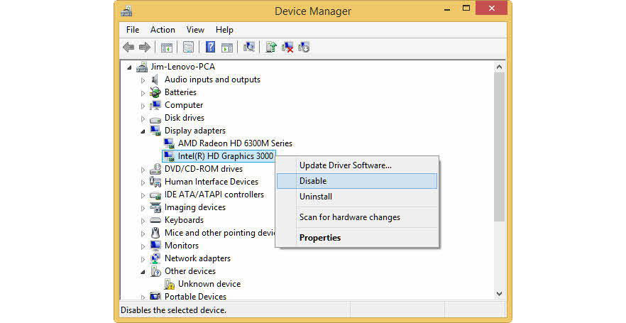 Windows设备管理器