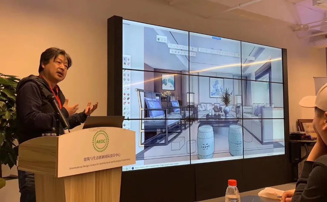 SketchUp 顾问导师、SketchUp ATC 副主任刘东全（一颗石头）讲解照片建模原理