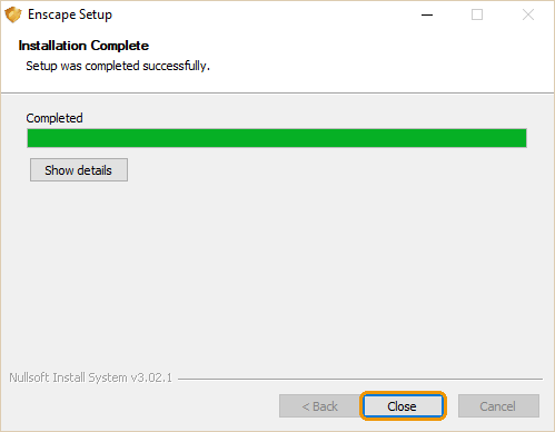 Enscape已完成安装