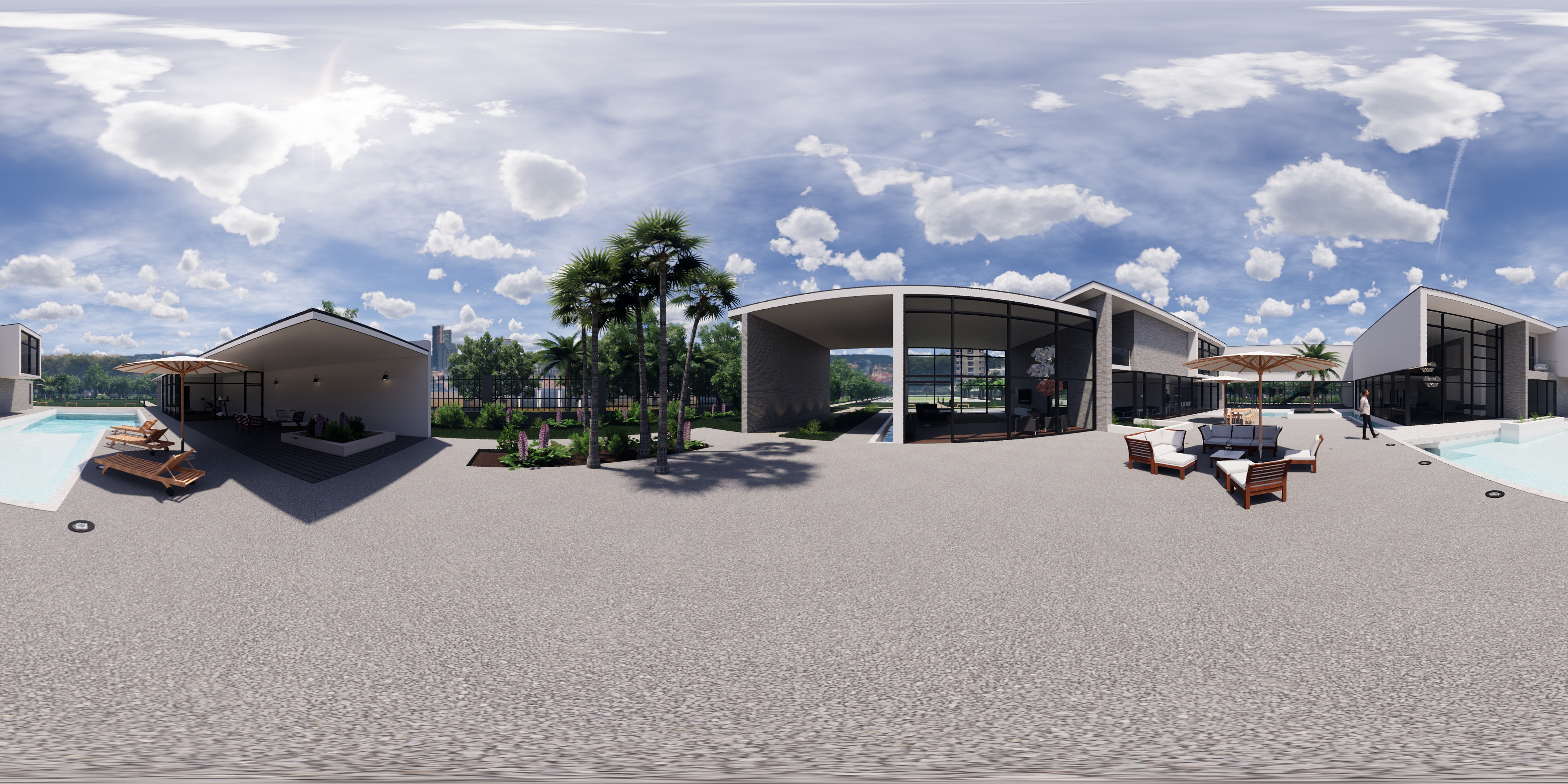 以秒为单位创建的立体全景示例