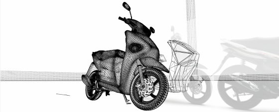 踏板车  作者：Yogie3D