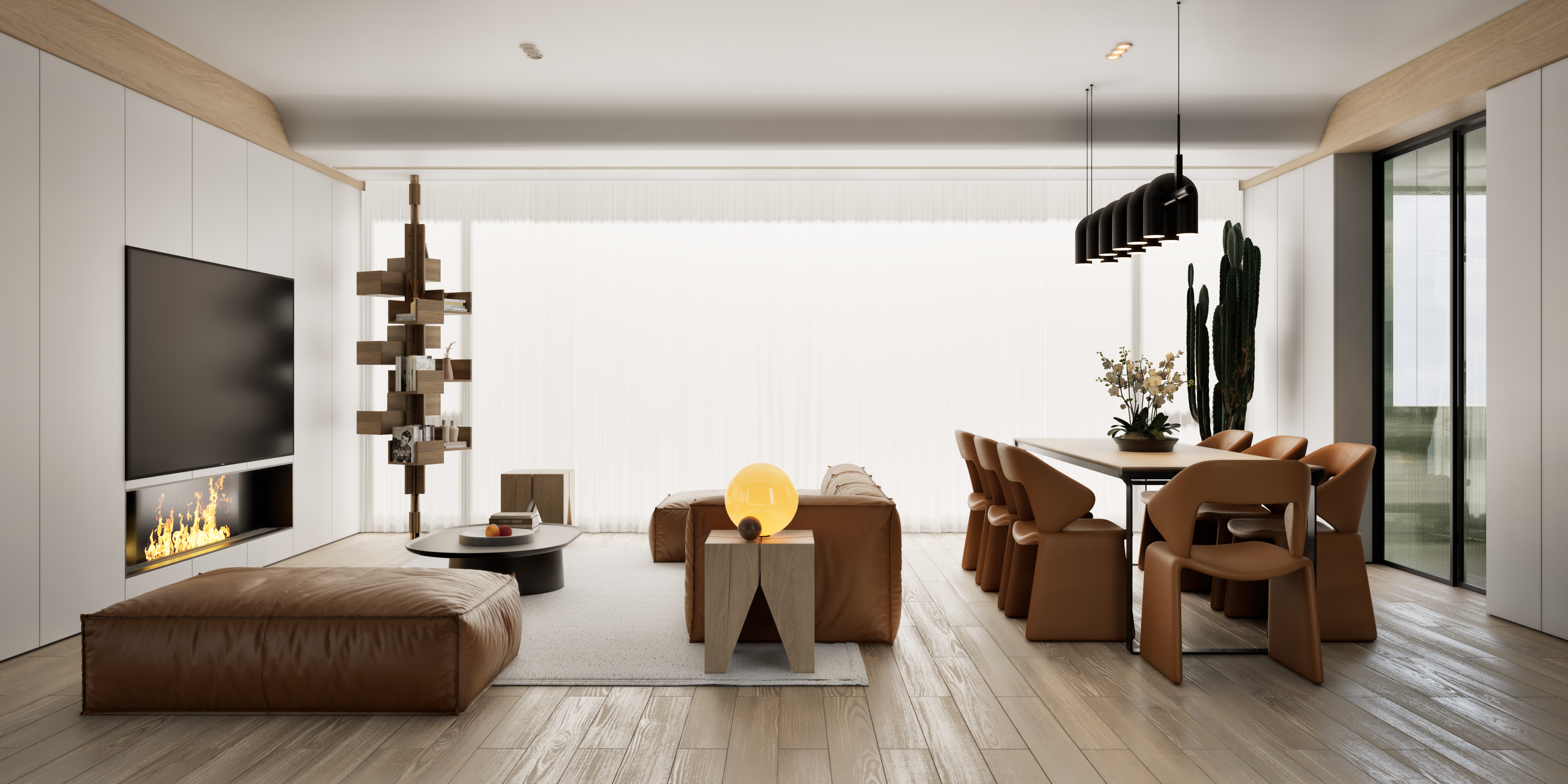 03 平层客餐厅空间组合-1