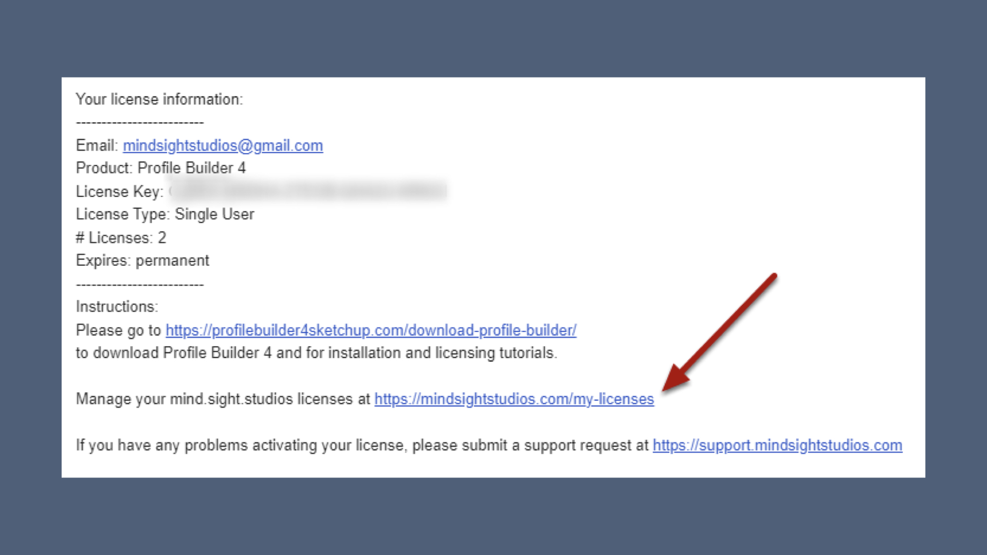后台的网址可以在许可证邮件中可以看到,如果看不到,联系客服获取这个网址