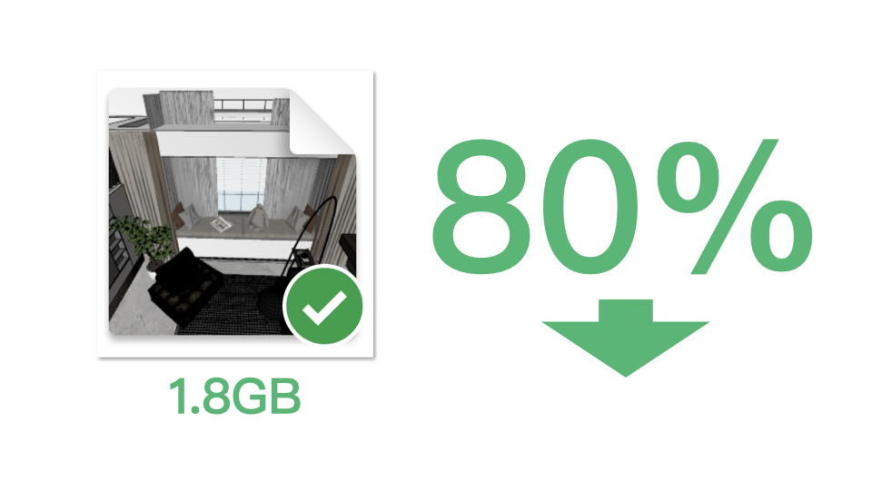 SketchUp模型越做越大-模型优化方法.001