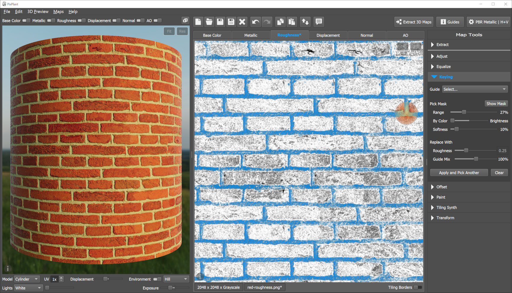 用于特征传输的键控工具