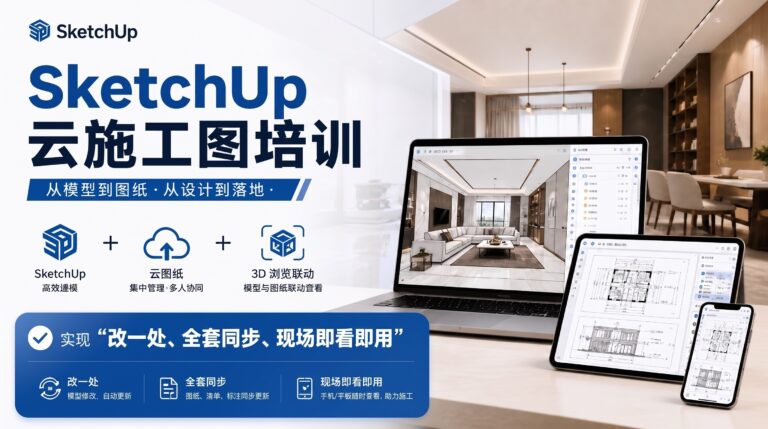 SketchUp云施工图培训