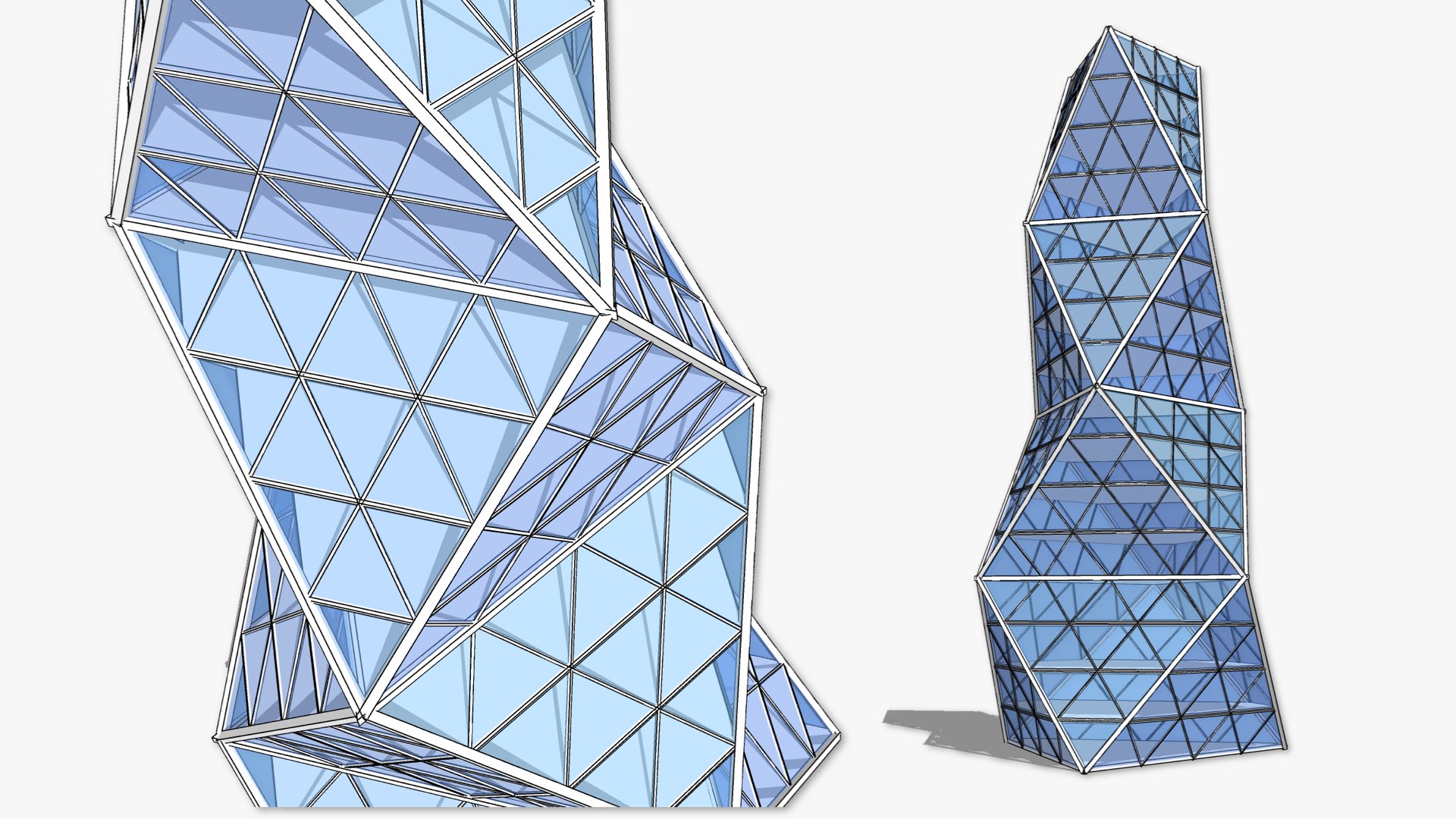 建筑表皮结构建模